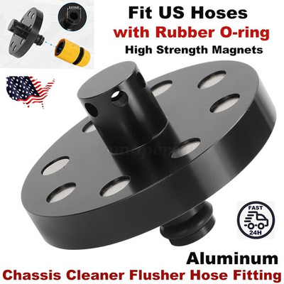 #ad For US Hoses Aluminum Chassis Cleaner Flusher Standard Hose Fitting with O ring $16.59