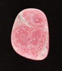 Rhodochrosite Stalactite Polished Cabachon Slice Pink Argentina 39mm 19g C0852 — photo 3