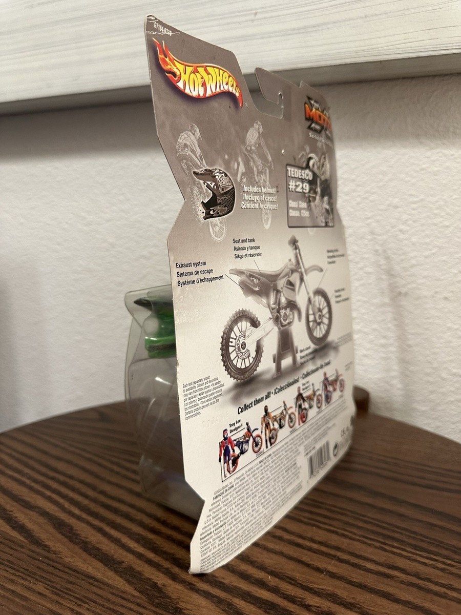 2003 Hot Wheels Moto-X Ivan Tedesco #29 Dirt Bike Toy Figure