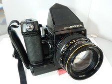 Vintage Z.BRONICA SQ-AM F.Cam 6X6. 220 Film Back, ZENZANON-S 150/3.5 Lens. READ