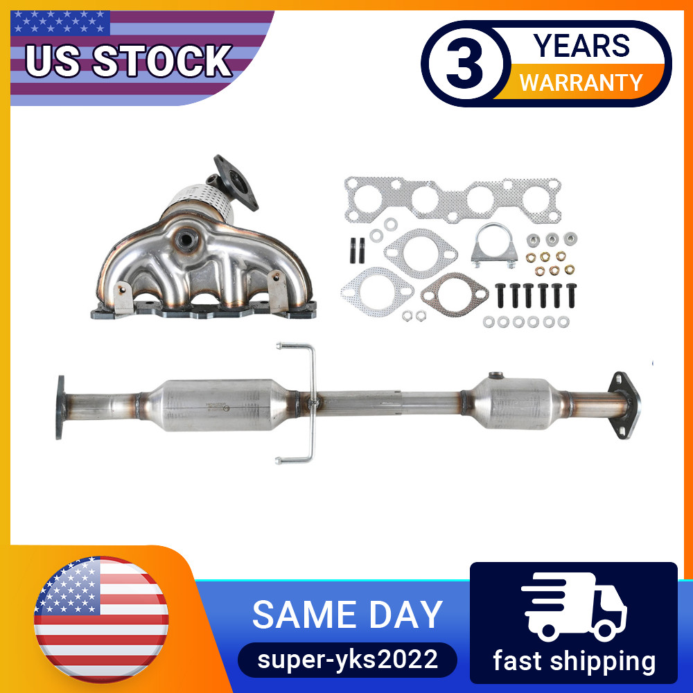 Catalytic Converter For 2011 2012 2013 2014 Hyundai Sonata 2.4L Front & Rear New