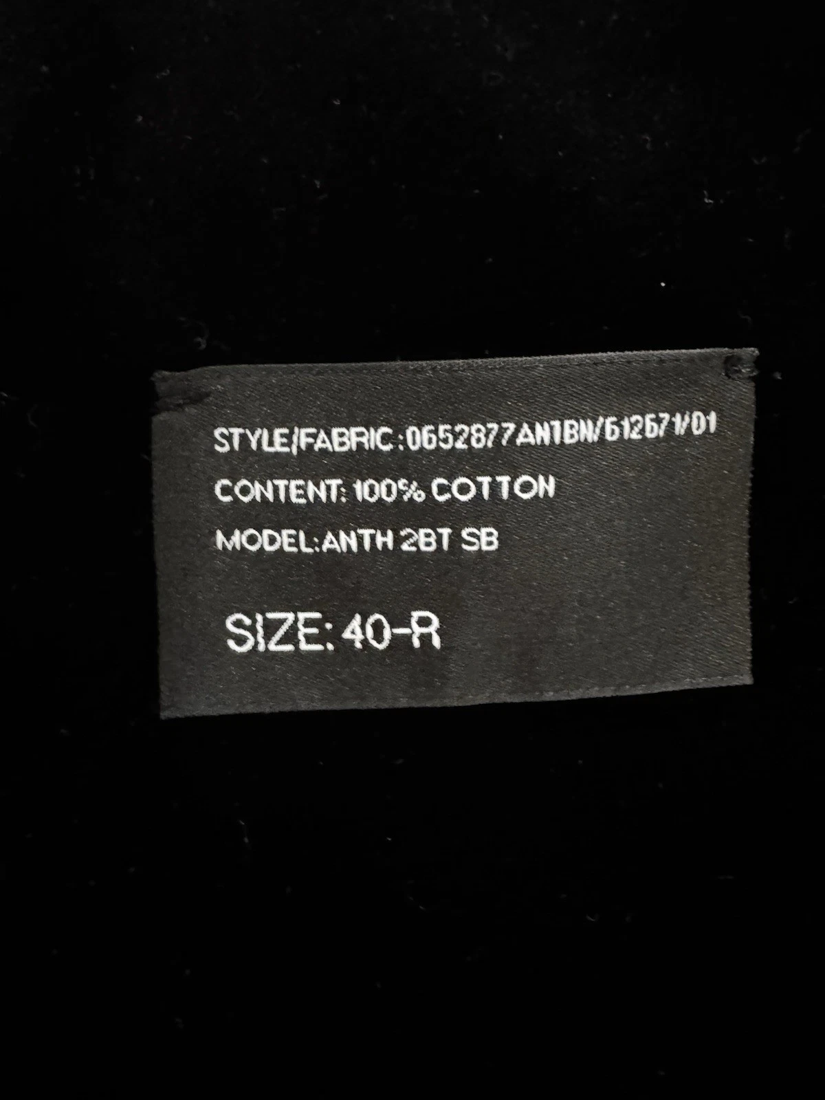 $1,200 Ralph Lauren Black Label Men Velvet Jacket - product detail image 3