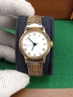 Vintage Timex Watch Women Gold Tone Date Manual Wind Wrist Band Broken
