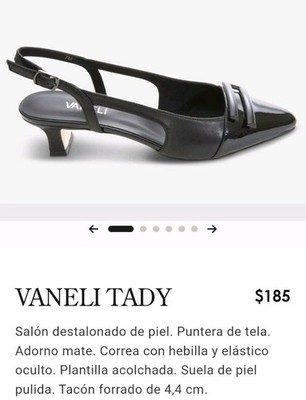 These are backless pumps, model Tady, from the brand VANELi.