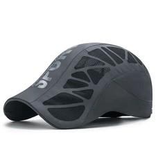 Breathable Mesh Baseball Cap Summer Sport Sun Hat Adjustable Peaked Hats for Men