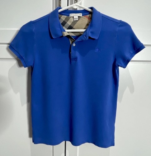 Authentic Burberry Boy’s Cotton Polo EUC - Size 8y - Picture 1 of 6