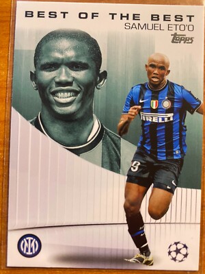 Topps UCC Flagship 24/25 UEFA Soccer Card Best of the Best Samuel Eto´o Inter