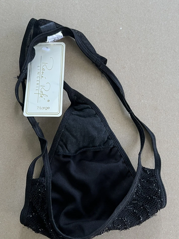 NUEVO CON ETIQUETAS SEXY MODA BUG G TANGA DOBLE V TANGA BRAGUITA Grande Foto 4 de 4