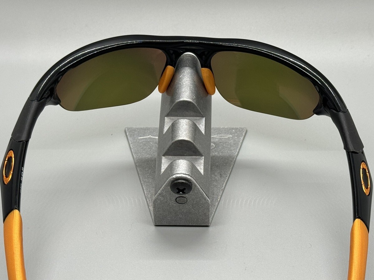 New Oakley Half Jacket 1.0 XLJ Jet Black W/ Fire Red Iridium New Oakley Half Jacket 1.0 XLJ Jet Black W/ Fire Red Iridium