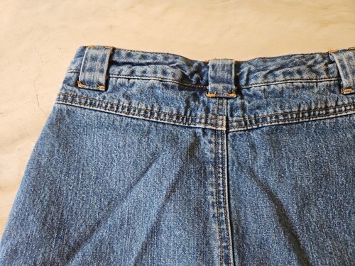Girls Circo Size Large Denim Jean Skort Skirt With Shorts 2 Front Button... - Picture 13 of 16