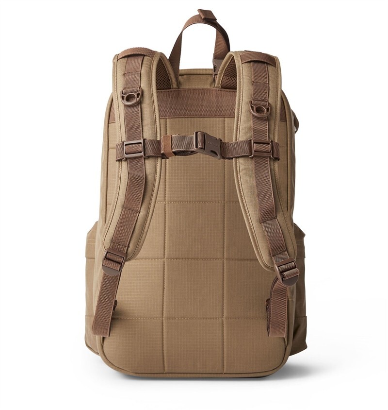 Filson Ripstop Nylon Backpack 20115929 Field Tan Khaki Water