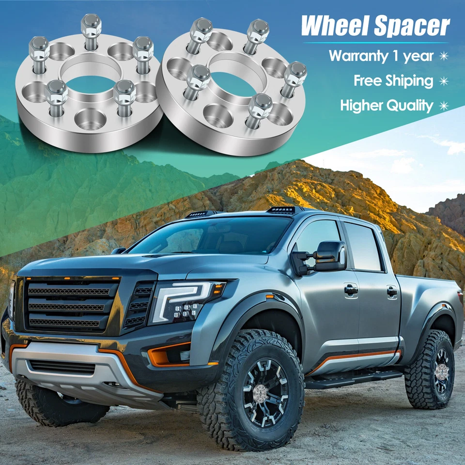 Espaciadores de rueda 4 piezas 1" centrados en el cubo 5x110 para Chevy Malibu Cobalt Pontiac G6 Saturn Foto 2 de 4