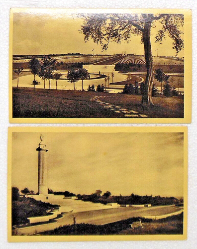 Meuse-Argonne WW1 American Cemetery & Monument 2 Unposted Picture Postcards