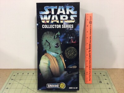 Vintage 1997 Star Wars Greedo 12 inch Collector Series sealed 27976