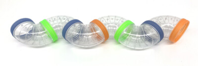 Mcage Accessory Kit Acrylic Clear Tubes Tunnels For Hamsters, Gerbils, or Mice