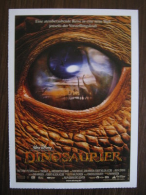 Filmplakatkarte / moviepostercard  Dinosaurier   D.B. Sweeney, Julianna Margulie