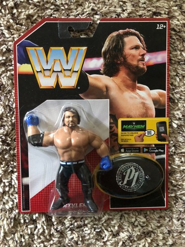 Mattel WWE Retro Series 3 AJ Styles Action Figure ...