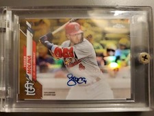 2020 Topps Chrome - YADIER MOLINA - Gold Refractor Autograph - CARDINALS #d/50