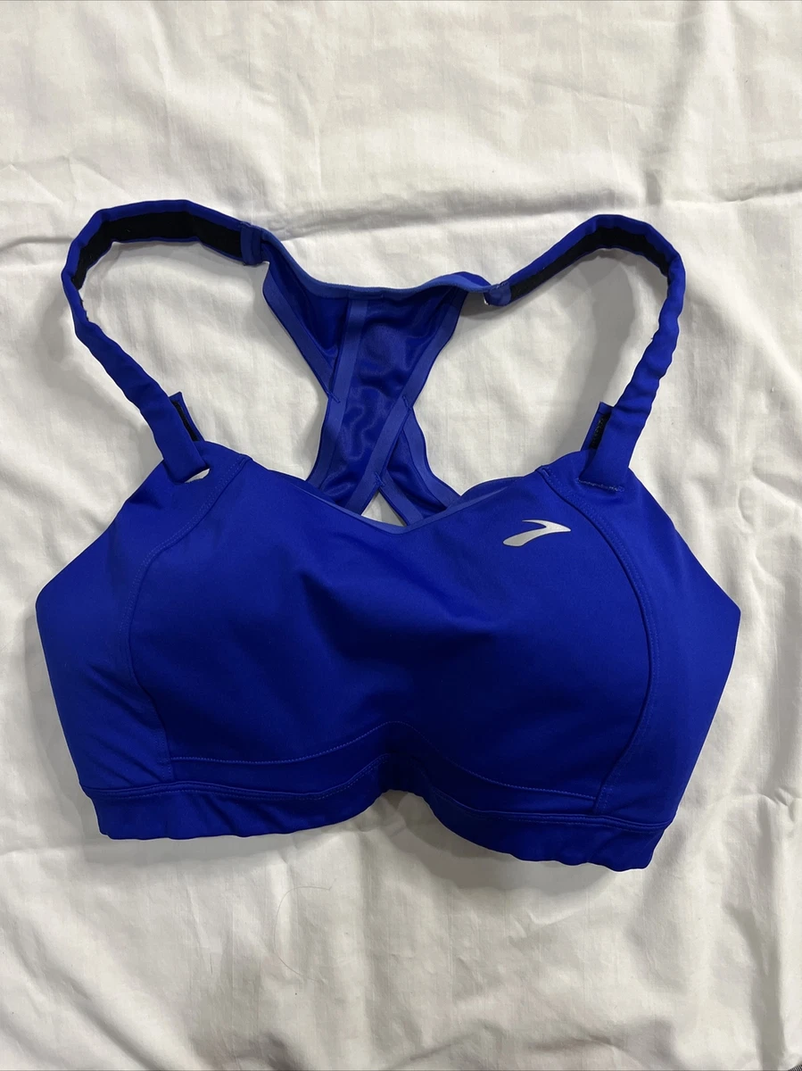 Brooks Running - Juno Blue Adjustable Running Sports Bra- 36E