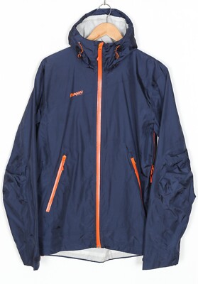 Bergans of Norway HELIUM Jacket Men Size S Hooded Waterproof Outdoor MJ5604