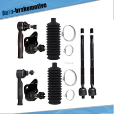 (8) For 2001-04 2005 Toyota RAV4 Front Lower Ball Joints Tie Rod End Rack Bellow