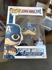 Funko POP! Marvel Captain America: Civil War Captain America #137