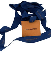 Louis Vuitton Gift Note  Envelope  85 Inches Ribbon No Card Orange Blue