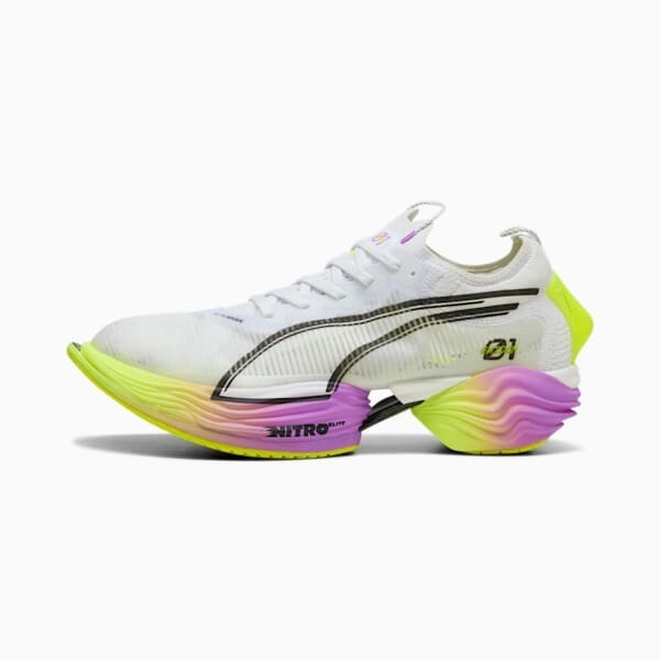 PUMANitro Elite 2 ランニングシューズ ホワイトイエロー31cm PUMA - PUMANitro Elite 2 ランニングシューズ ホワイトイエロー