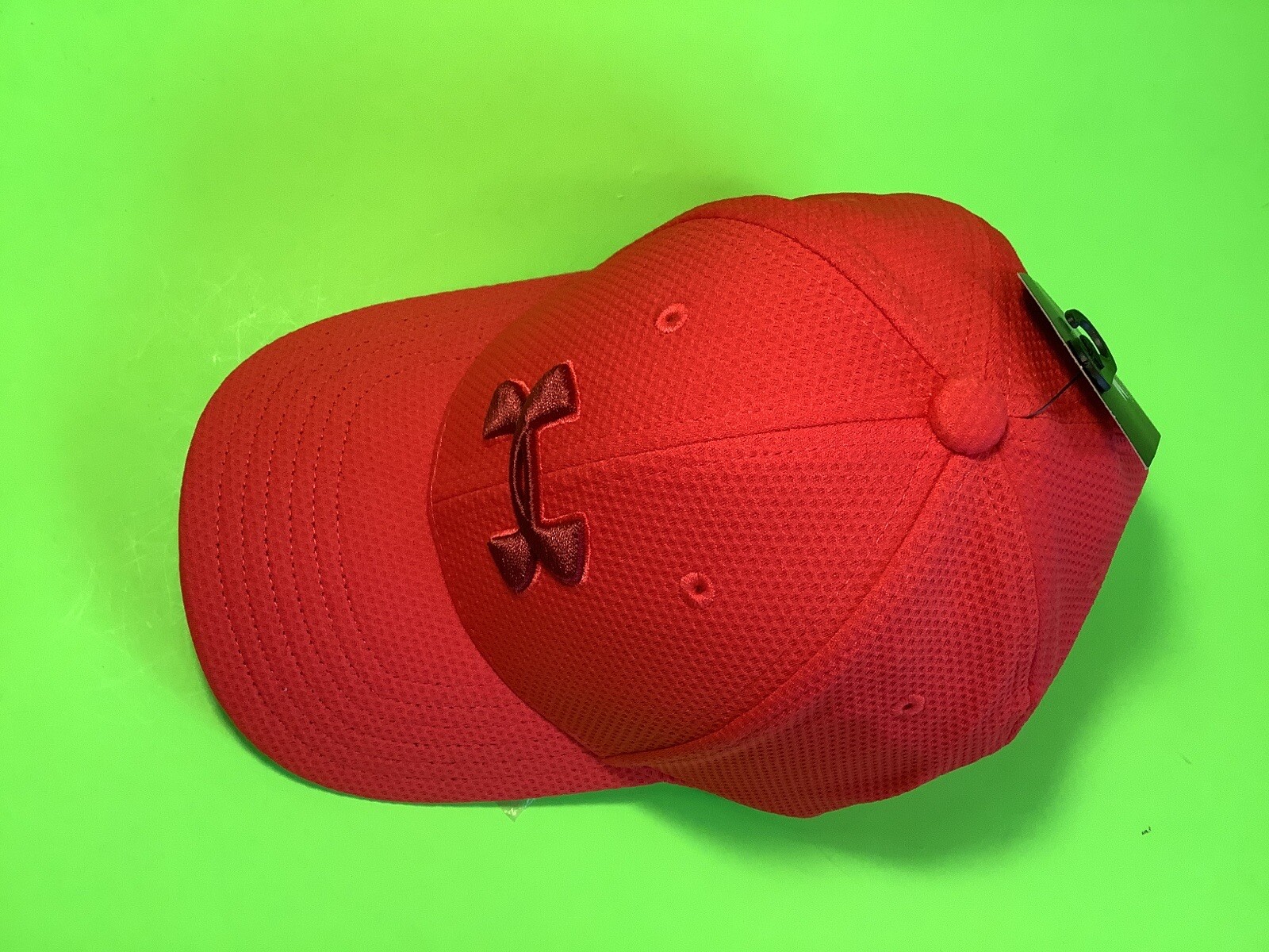 UNDER ARMOUR Men’s UA Classic Fit Hat Size S/M Red w/Dark Red NEW thumbnail 5