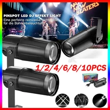 30W Spotlight Beam Pinspot Light LED Stage Lighting White KTV Disco dj Lights