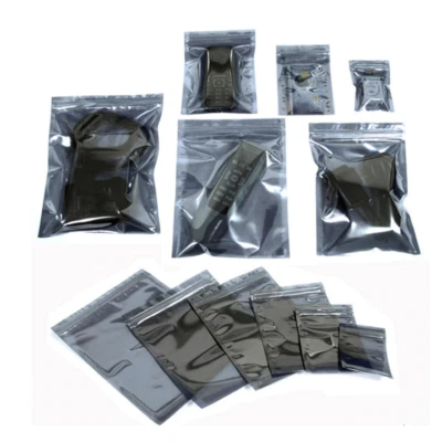 SHL Anti Static Zip Shielding Electronics Packaging Zipper Bag Resealable