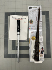Harry Potter Deluxe Light-Up plastic Wand Toy Costume Accessory and Silver Wand