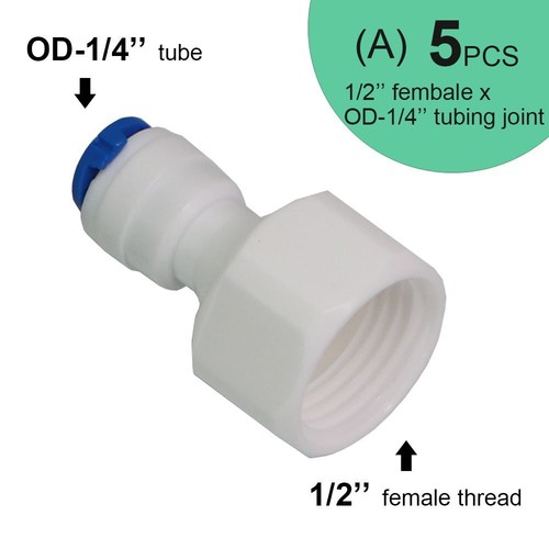 PE Tube Quick Connector Fittings Water Purifier Reverse Osmosis System Accessory - Picture 7 of 8
