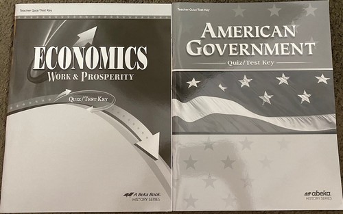 Abeka Economics Quiz And Test Key And American Government Quiz And Test