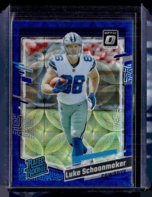 2023 OPTIC BLUE SCOPE RATED ROOKIE LUKE SCHOONMAKER COWBOYS