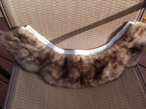 Vintage REAL Mink Collar SOFT Great Color Great Condition - Picture 3 of 12