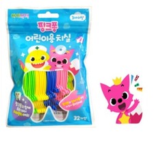 Pinkfong Baby Shark Dental Floss For Child Kids Soft Teeth Care 32p