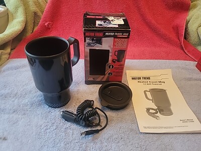MOTOR TREND HEATED TRAVEL MUG MTHTM-12/4066 12 VOLT | eBay