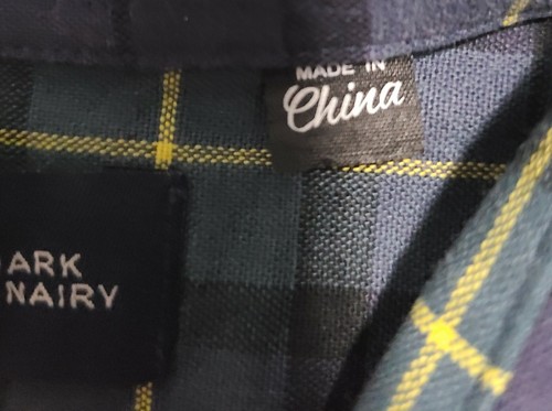 Mark Nairy X Five Four Mens XL Long Sleeve Shirt Plaid Cotton RN116666 - New - Picture 5 of 12