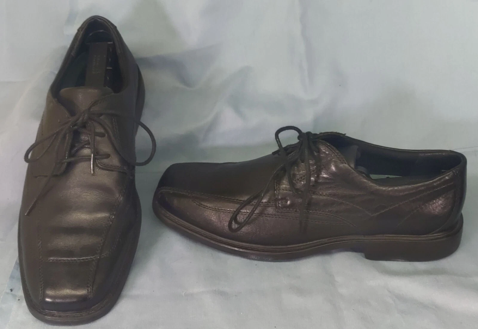 10 M FANTASTICHE SCARPE DA UOMO OXFORD NERE CLARKS! A4