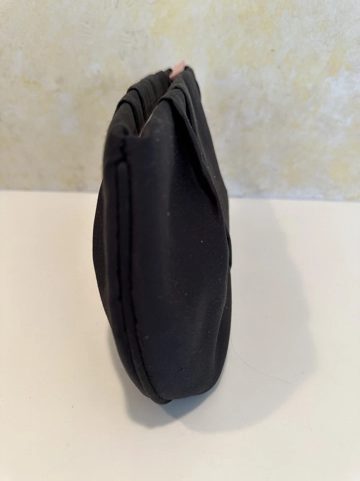 Bolso de Maquillaje Ralph Lauren Mujer Pequeño 10x5 Negro Exterior Rosa Interior Cremallera Superior20 Foto 4 de 4