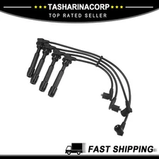 2750123B70 4Pcs Spark Plug Wires For Hyundai Elantra Tiburon Kia Spectra Soul L4