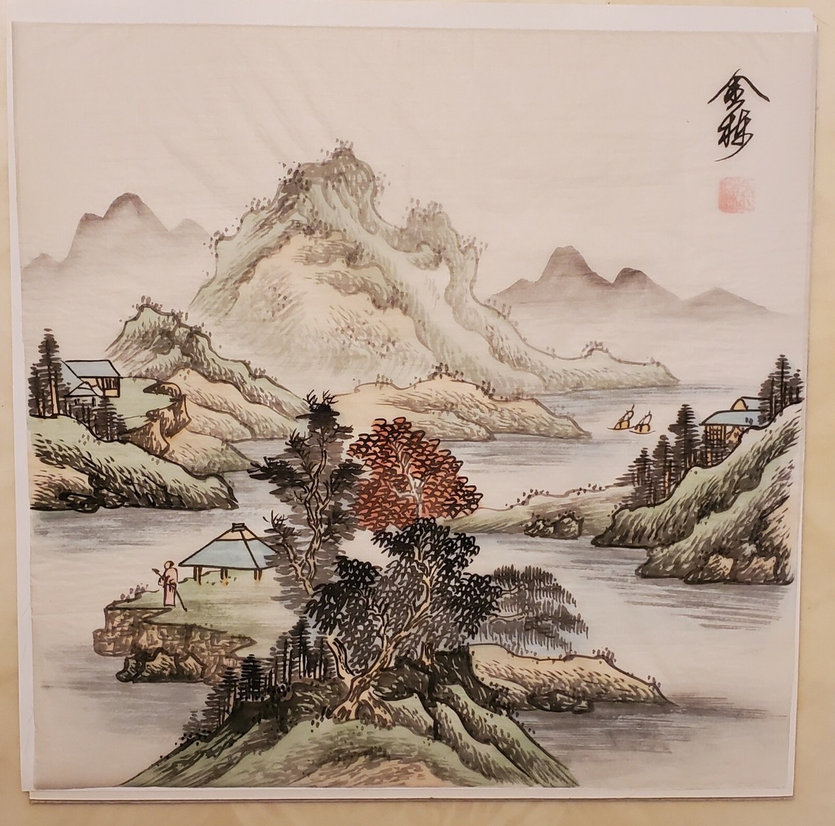 絵画 Mountain Landscape Mountainous Landscape with a Bridge and Four Horsemen