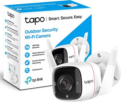 TP-Link Tapo Outdoor Sicherheit WiFi Kamera Zwei-Wege Audio kein Hub wetterfest CCTV