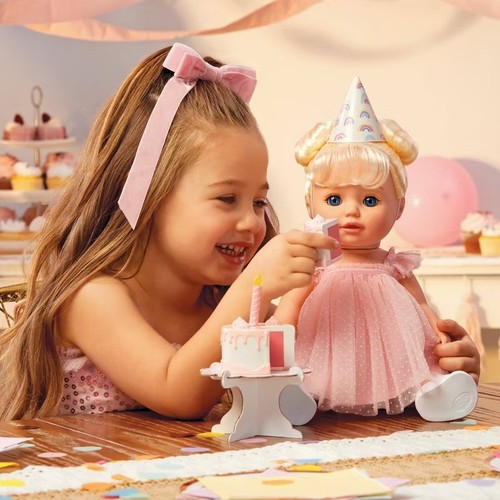 BABY Born 14'' Birthday Doll - Blue Eyes - Picture 3 of 5