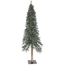 Vickerman B907390 Natural Bark Alpine Tree - 8 ft. x 50 in.