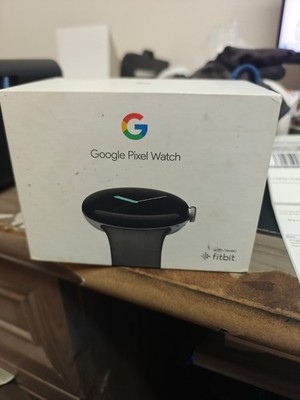 Google Pixel Watch (1st Gen) GKRGOF4C  Silver Case, Charcoal Band 41mm