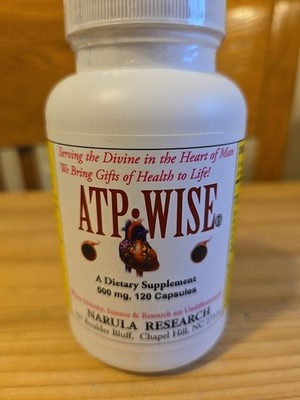 ATP-WISE By Narula Research NEW SEALED BOTTLE 120 CT Herbal Support