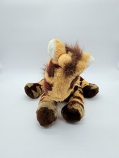 Vintage Dakin 1989 Giraffe Plush Stuffed Animal 10" Long Laying Down