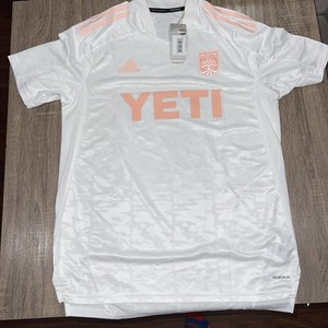 adidas Austin FC Jersey White 2021 Jersey Primeblue Men’s Size Large
